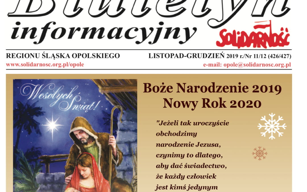 Biuletyn listopad-grudzień