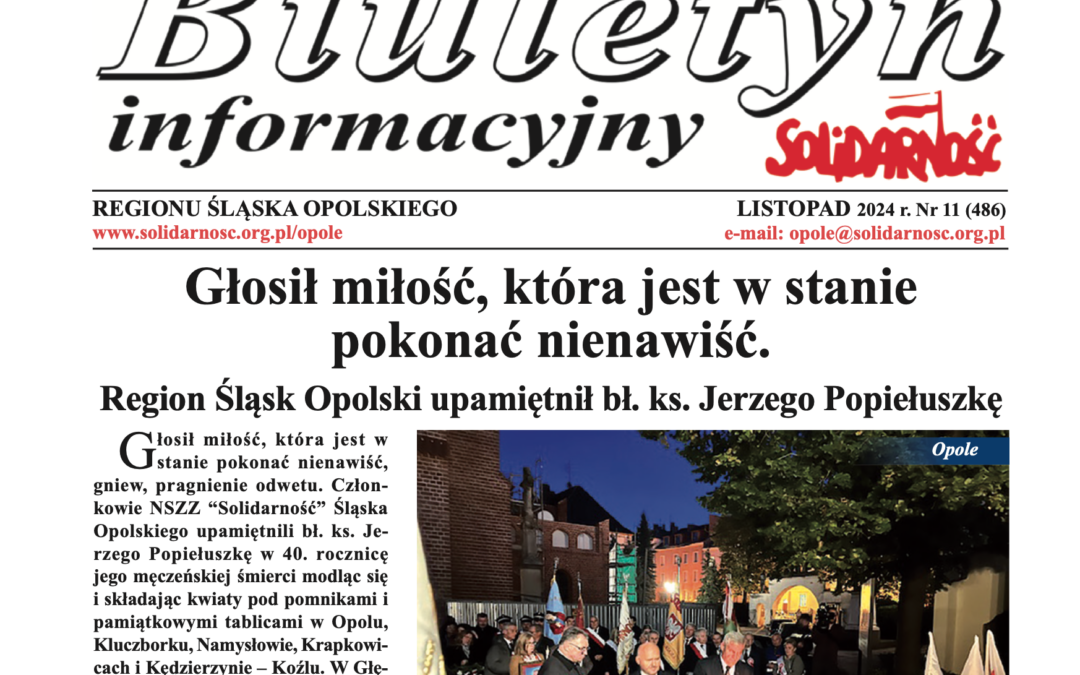 Nowy Biuletyn informacyjny Regionu Śląska Opolskiego