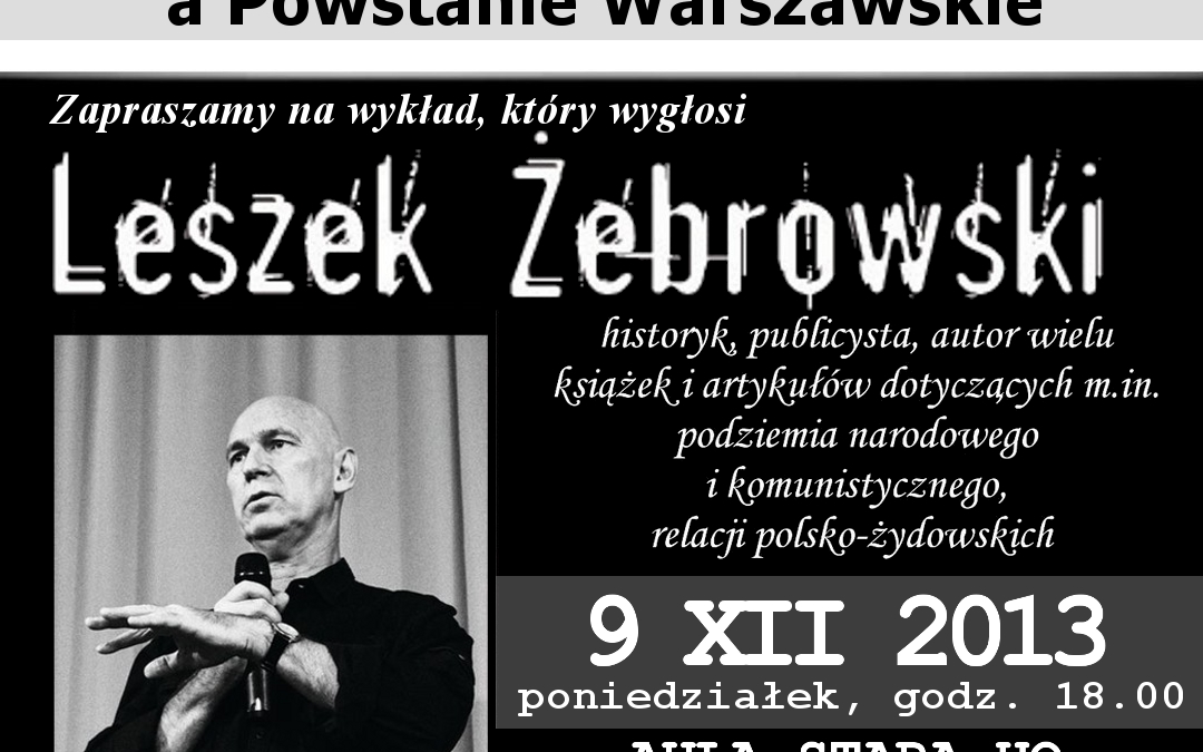 Wykład Leszka Żebrowskiego